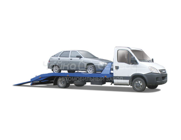 Эвакуатор Iveco Daily с ломаной платформой