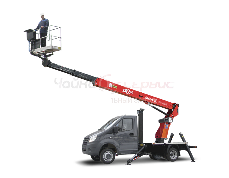 Автогидроподъёмник телескопический (стрела над кабиной) ГАЗель NEXT с АГП Чайка