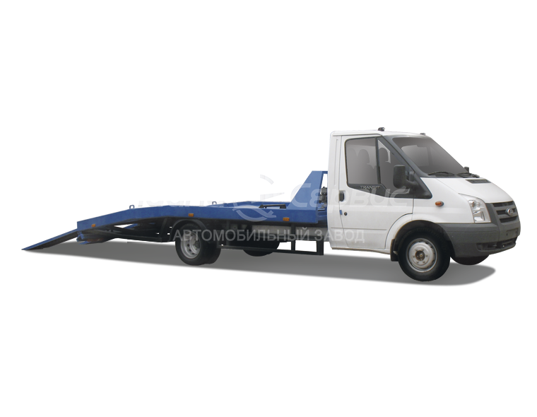Эвакуатор Ford Transit с ломаной платформой