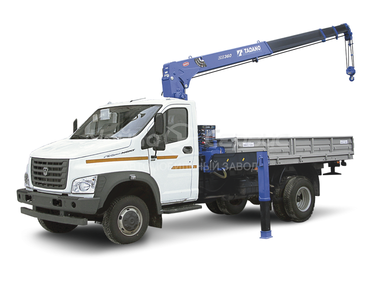 Кран-манипулятор ГАЗ-C41R13 ГАЗон NEXT с КМУ Чайка-Tadano