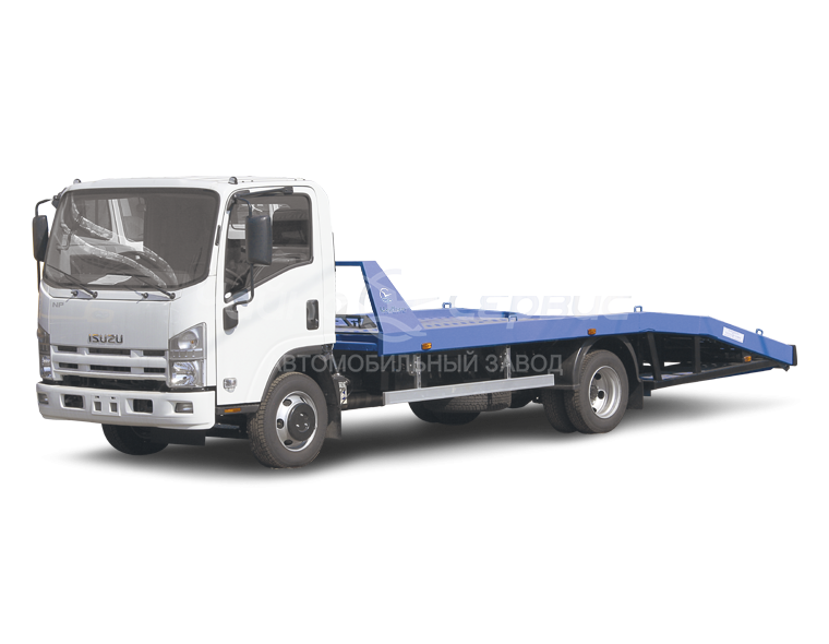 Эвакуатор ISUZU ELF 7.5 (NPR75L) с ломаной платформой
