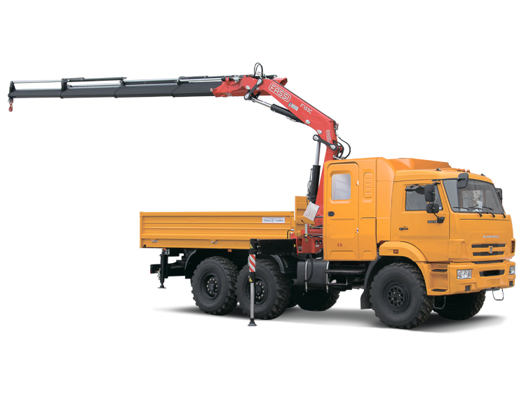ПРОЕКТ: КАМАЗ-43118 с двухрядной 7-местной кабиной "Тайга" и КМУ Чайка-Fassi