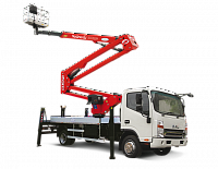 Автогидроподъёмник комбинированный телескопический JAC N80 с АГП Чайка TR-424