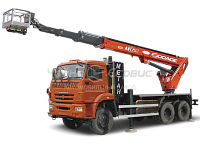 Автогидроподъёмник на газомоторных шасси КАМАЗ-65115 с АГП Чайка T328