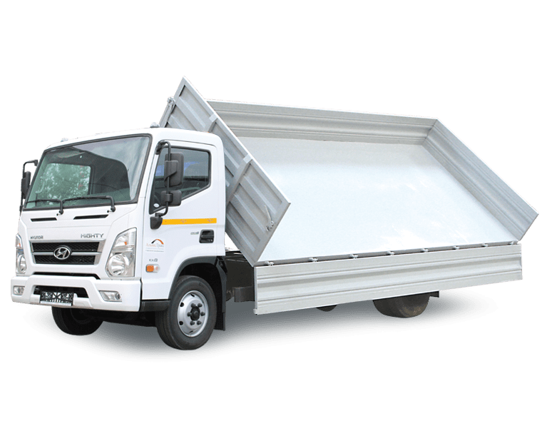 Самосвал Hyundai Mighty с трехсторонней разгрузкой