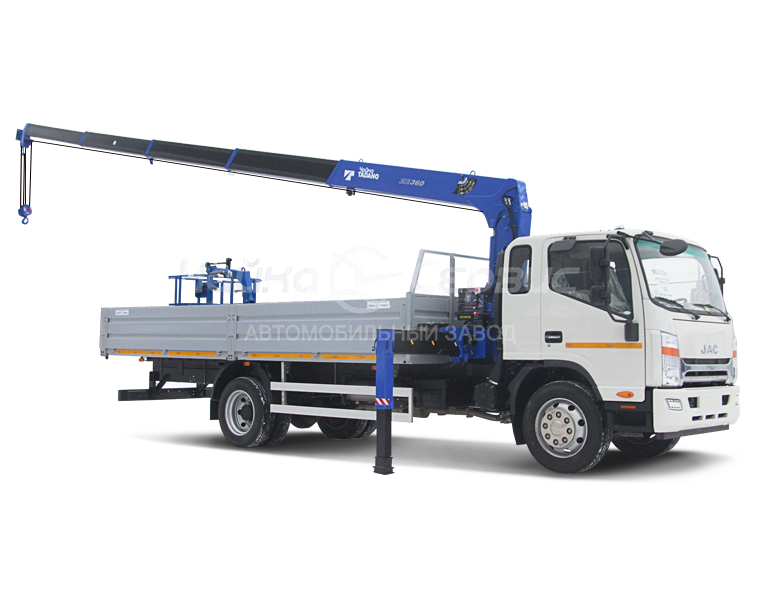 Кран-манипулятор JAC N120 с КМУ Чайка-Tadano