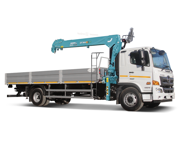 Кран-манипулятор HINO 500FM с КМУ HKTC 7016L