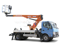 Автогидроподъёмник телескопический (стрела за кабиной) HINO-300 с АГП Чайка T318, Т315