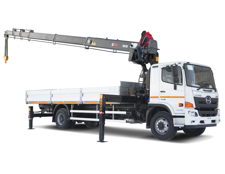 Кран-манипулятор HINO 500FM с КМУ HIAB 190TM