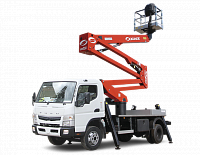 Автогидроподъёмник комбинированный телескопический Mitsubishi Fuso FE85DG с АГП Чайка