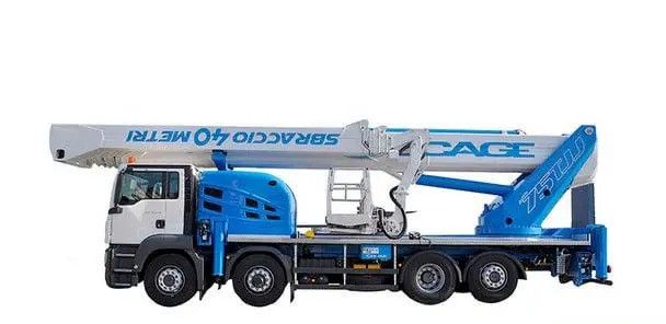 Автогидроподъёмник комбинированный с гуськом ForSte 75TJJ