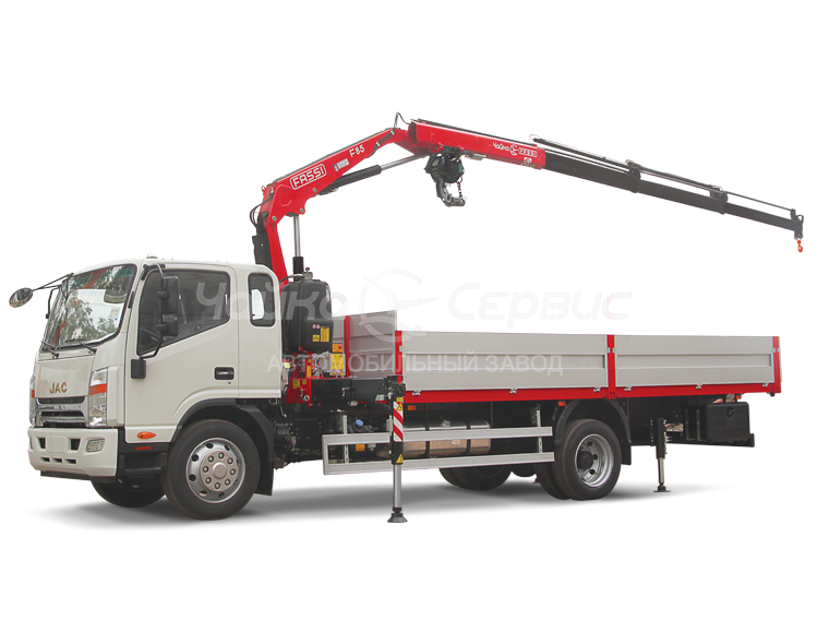 Кран-манипулятор JAC N-120 с КМУ Чайка-Fassi и лебедкой