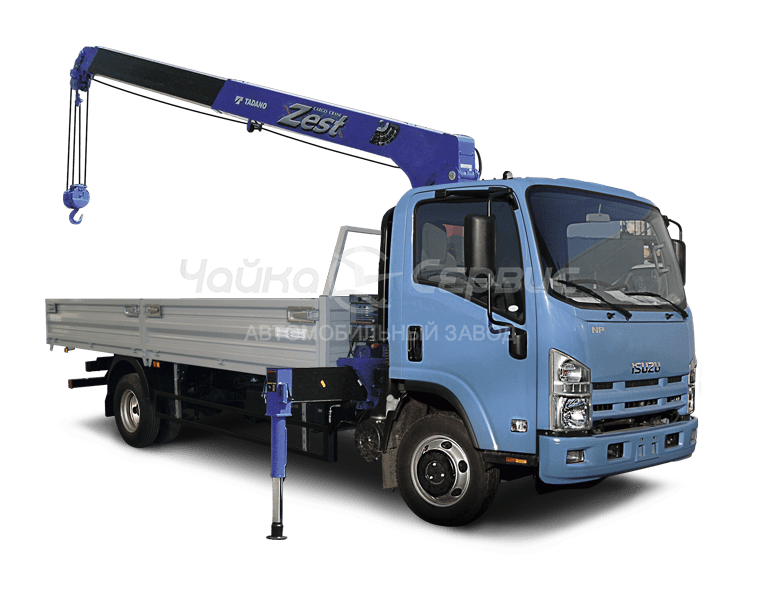 Кран-манипулятор ISUZU ELF 7.5 (NPR75L) с КМУ Чайка-Tadano