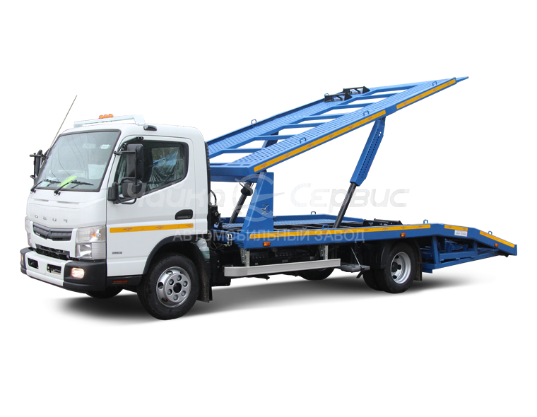 Эвакуатор (автовоз) Mitsubishi Fuso двухэтажный
