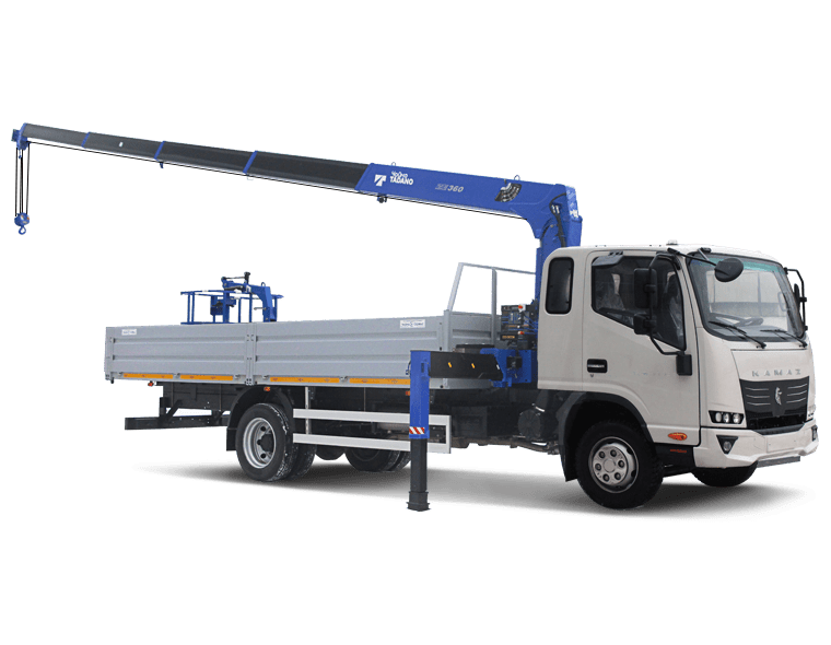 Кран-манипулятор КАМАЗ-43089 Компас с КМУ Чайка-Tadano
