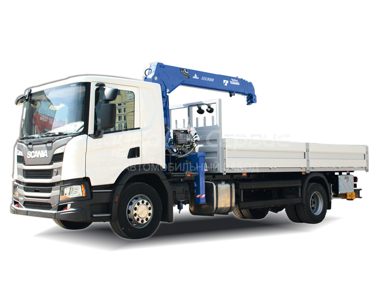 Кран-манипулятор Scania P250 c КМУ Чайка-Tadano