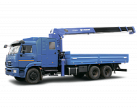 ПРОЕКТ: КАМАЗ-65117 с 7-местной двухрядной кабиной "Тайга" и КМУ Чайка-Tadano