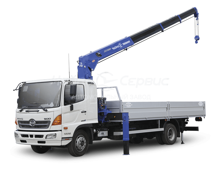 Кран-манипулятор HINO-500 M2 с КМУ Чайка-Tadano TM-ZE554HS