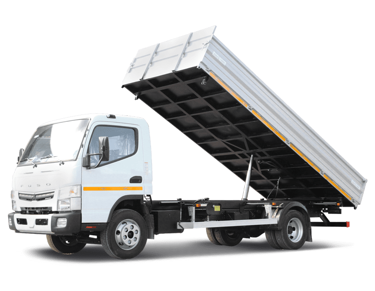 Самосвал Mitsubishi Fuso с трехсторонней разгрузкой