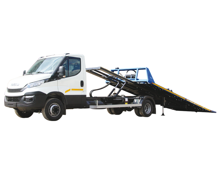 Эвакуатор Iveco Daily со сдвижной платформой