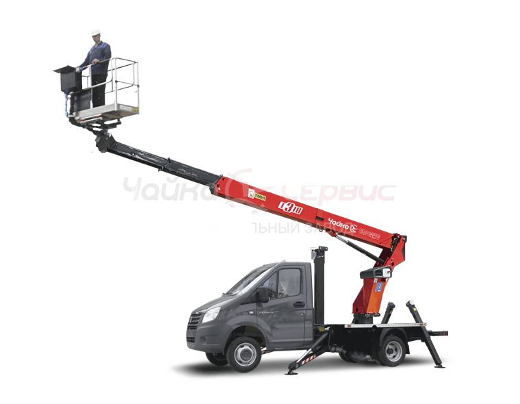 Автогидроподъёмник телескопический (стрела над кабиной) ГАЗель NEXT с АГП Чайка