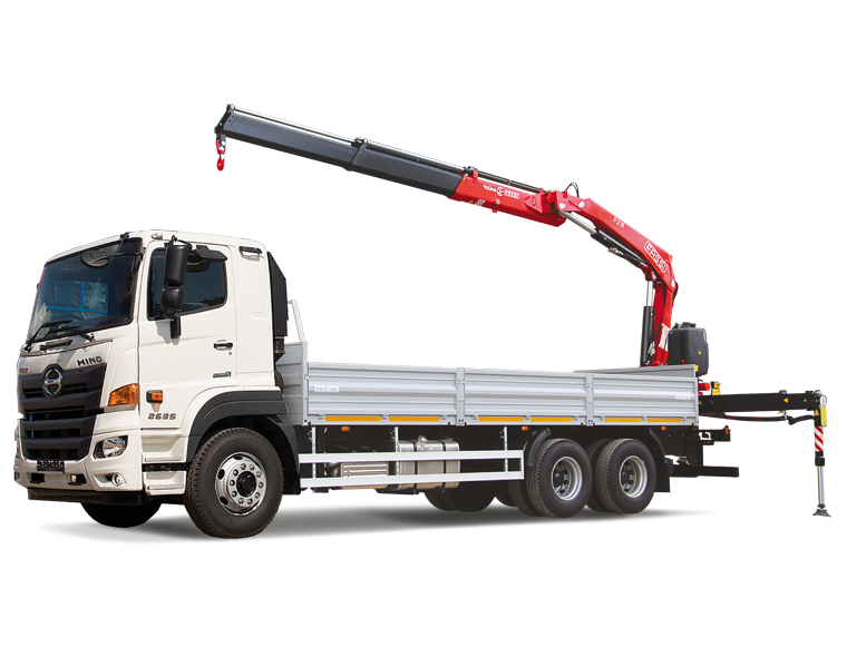 Кран-манипулятор HINO 500FM с КМУ Чайка-Fassi F215A-022