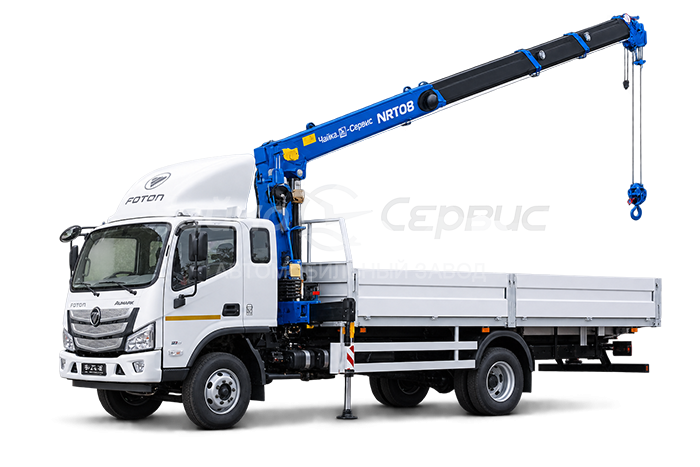 Кран-манипулятор Foton S120 с КМУ Чайка NR708