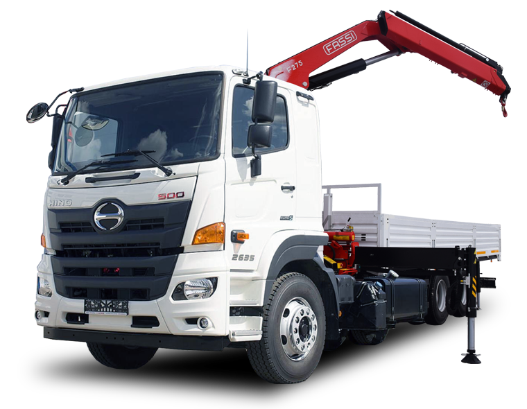 Кран-манипулятор HINO 500FM с КМУ Чайка-Fassi F275A-022