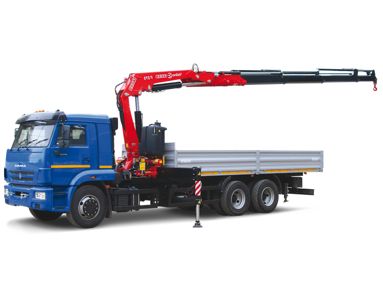 Кран-манипулятор КАМАЗ-65115 с КМУ Чайка-Fassi