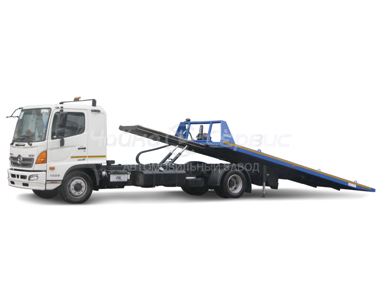 Эвакуатор HINO 500GD со сдвижной платформой
