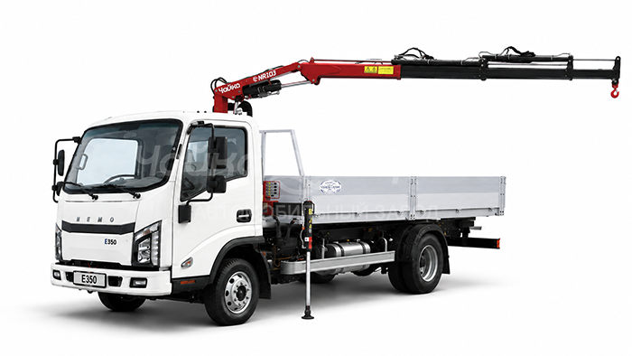 Кран-манипулятор NEMO E350 с КМУ Чайка NR103