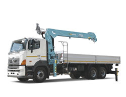 Кран-манипулятор HINO-700 с КМУ HKTC HLC-7016L
