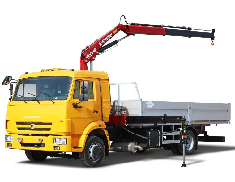 Кран-манипулятор КАМАЗ-4308 с КМУ Чайка NR