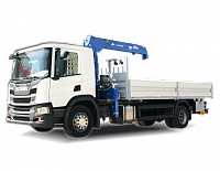 Кран-манипулятор Scania P250 c КМУ Чайка-Tadano