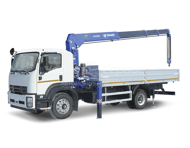 Кран-манипулятор ISUZUISUZU FORWARD 18.0 (FVR34) с КМУ Чайка-Tadano