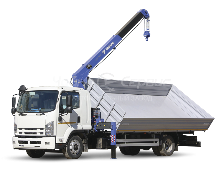 Самосвал ISUZU FORWARD 12.0 (FSR90) с КМУ Чайка