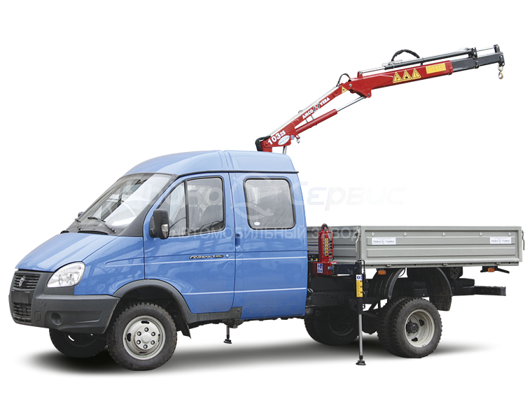 Кран-манипулятор ГАЗ-33023 Фермер с КМУ Чайка NR103