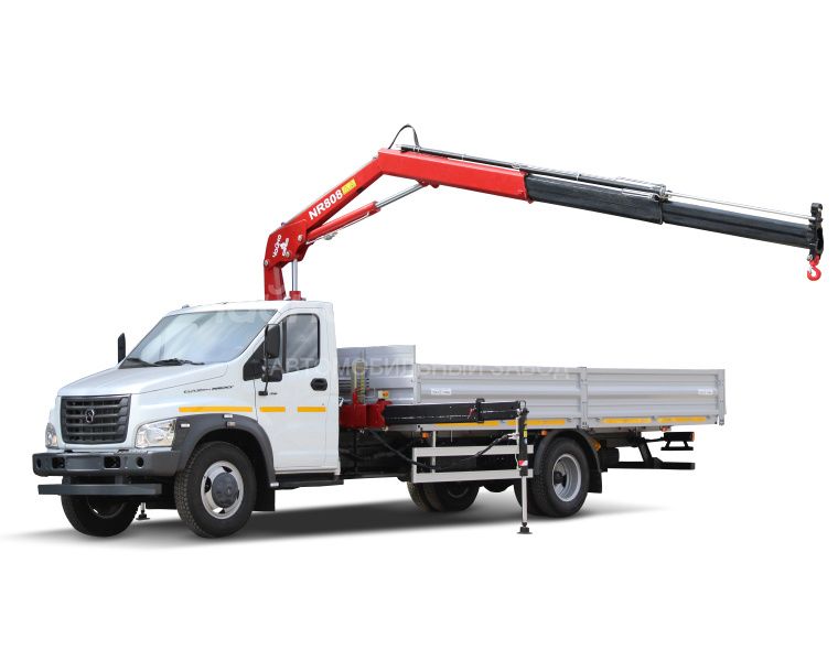 Кран-манипулятор ГАЗ-C41R13 NEXT с КМУ Чайка NR808 2S