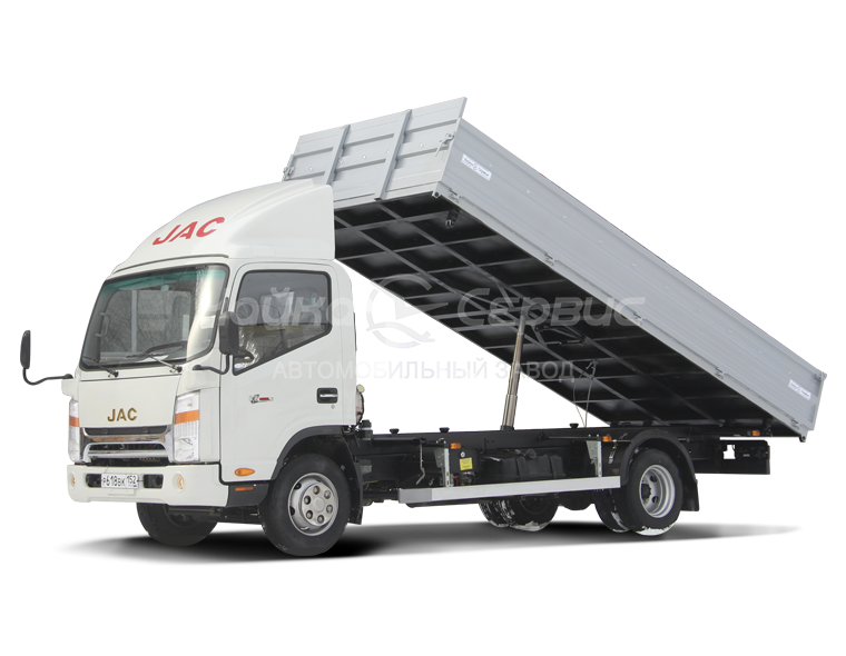 Самосвалы JAC N80 с трехсторонней разгрузкой