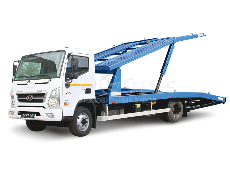 Эвакуатор (автовоз) Hyundai Mighty двухэтажный