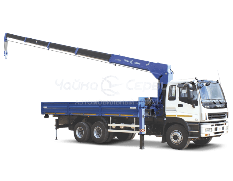 Кран-манипулятор ISUZU CYZ52T с КМУ Чайка-Tadano