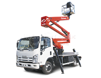 Автогидроподъёмник комбинированный телескопический ISUZU ELF 7.5 (NPR75L) с АГП Чайка TR-424