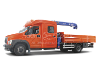 Кран-манипулятор ГАЗ-C41R13 ГАЗон NEXT Тайга с КМУ Чайка-Tadano