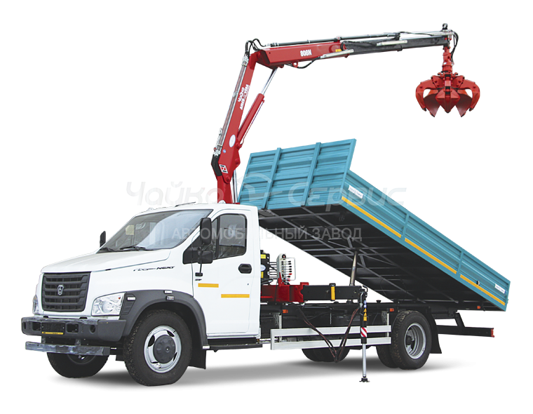 Самосвал ГАЗ-C41R13 ГАЗон NEXT с КМУ Чайка NR