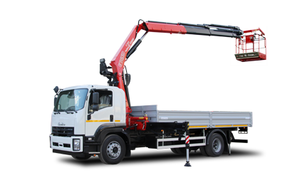 Кран-манипулятор ISUZU FORWARD 18.0 (FVR34) с КМУ Чайка-Fassi F195 и сертифицированной люлькой