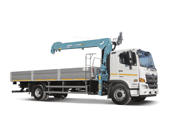 Кран-манипулятор HINO-500 с КМУ HKTC HLC-7016L