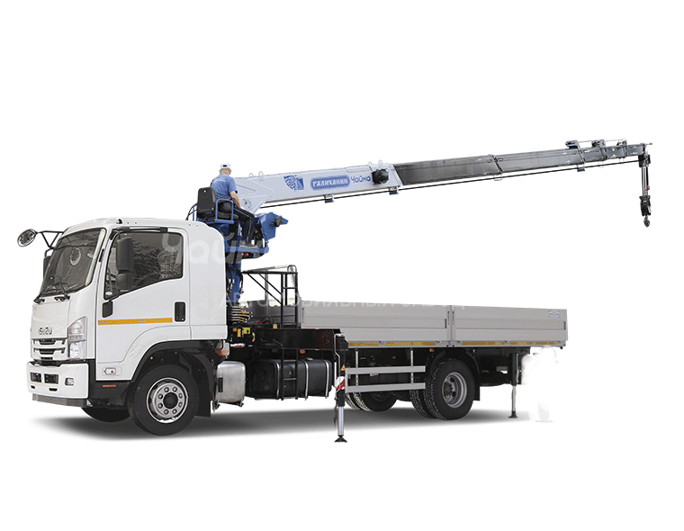 Кран-манипулятор ISUZU FORWARD 18.0 (FVR34) с КМУ Чайка-Галичанин