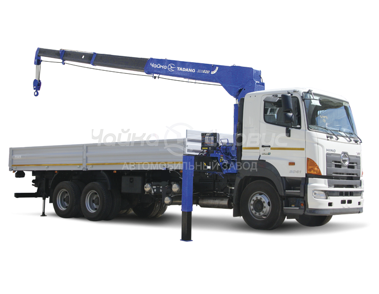 Кран-манипулятор HINO 700 c КМУ Чайка-Tadano TM-ZR824