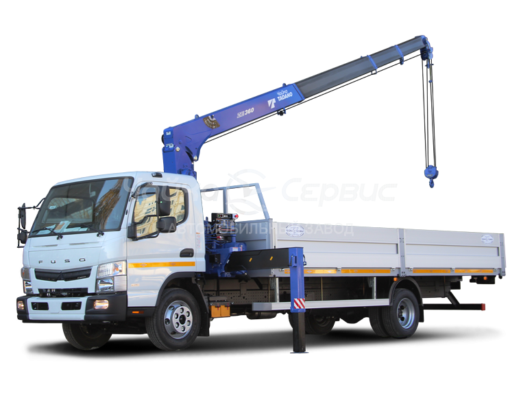 Кран-манипулятор Mitsubishi Fuso с КМУ Чайка-Tadano