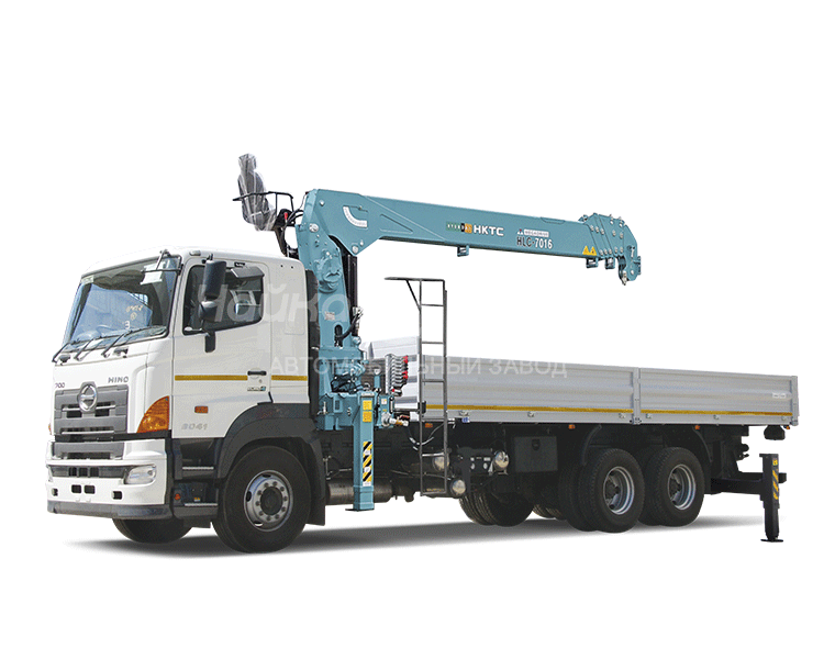 Кран-манипулятор HINO-700 с КМУ HKTC HLC-7016L